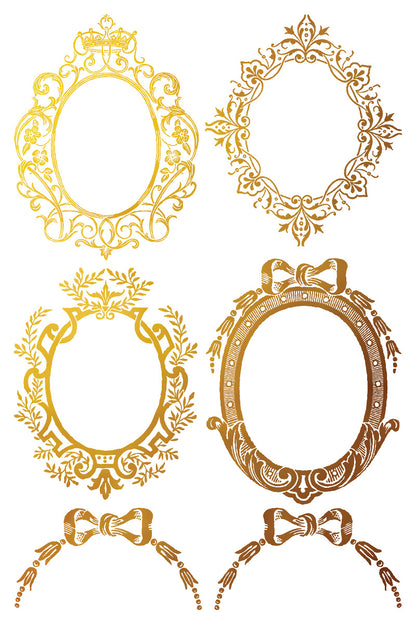 Petit Ornements - Gilded Collection - 8 Sheet, 8x12 Pad IOD Decor Transfer™