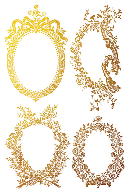 Petit Ornements - Gilded Collection - 8 Sheet, 8x12 Pad IOD Decor Transfer™