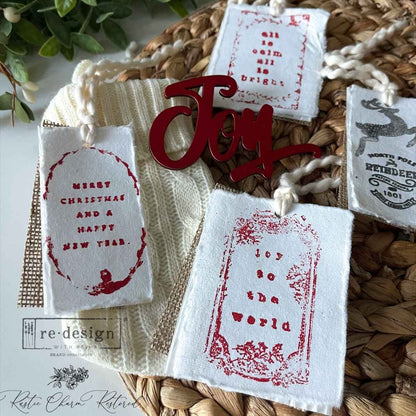 Here Comes Santa 8"x11" - Decor Clear Stamp