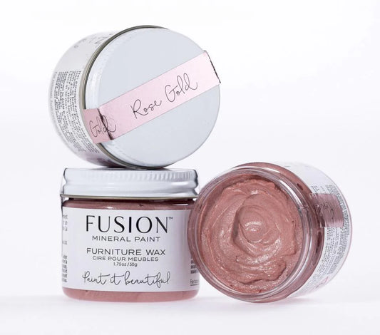 Fusion Mineral Paint -  Furniture Wax ROSE GOLD