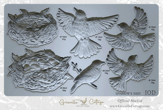 Sparrow's Nest - IOD Decor Mould