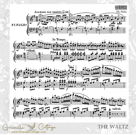 The Waltz - IOD Decor Stamp
