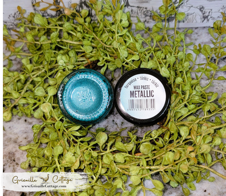 Turquoise - Pentart Metallic Embellishing Wax Paste