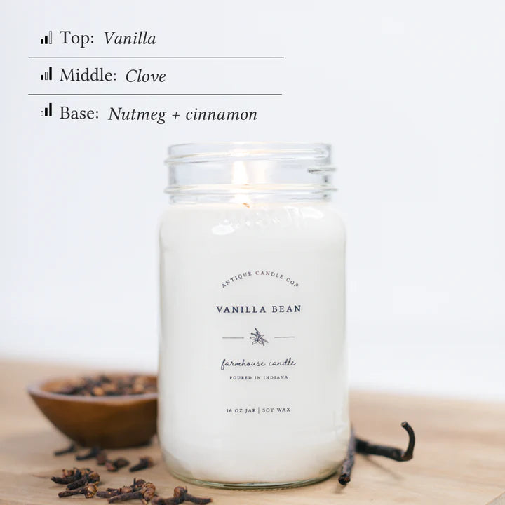 Vanilla Bean - Antique Candle Co. 16oz