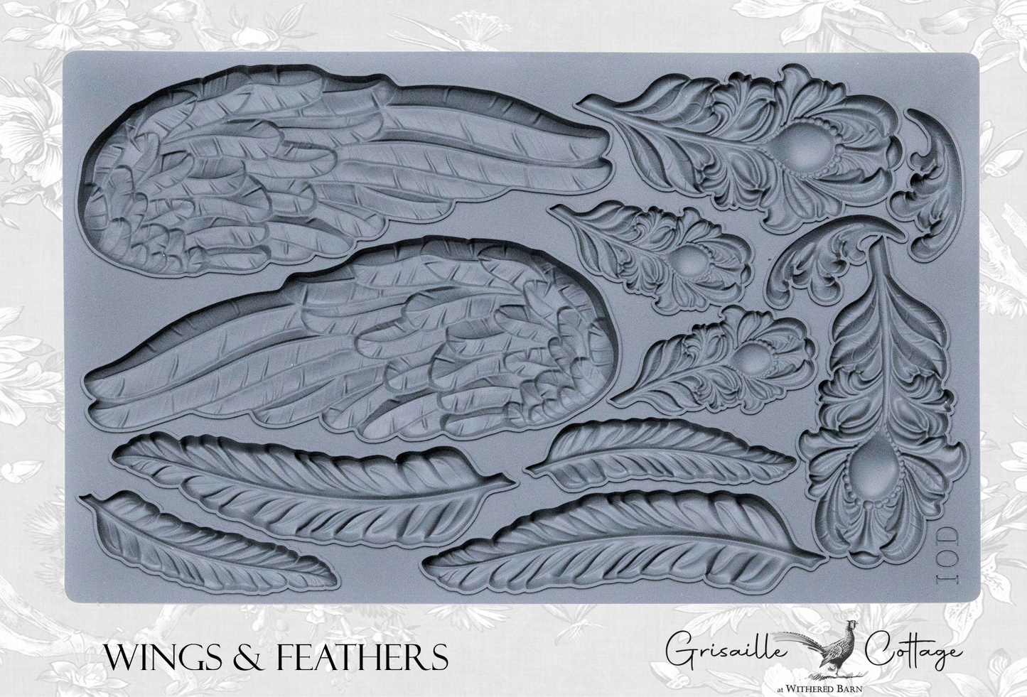 Wings & Feathers - IOD Decor Mould RETIRED