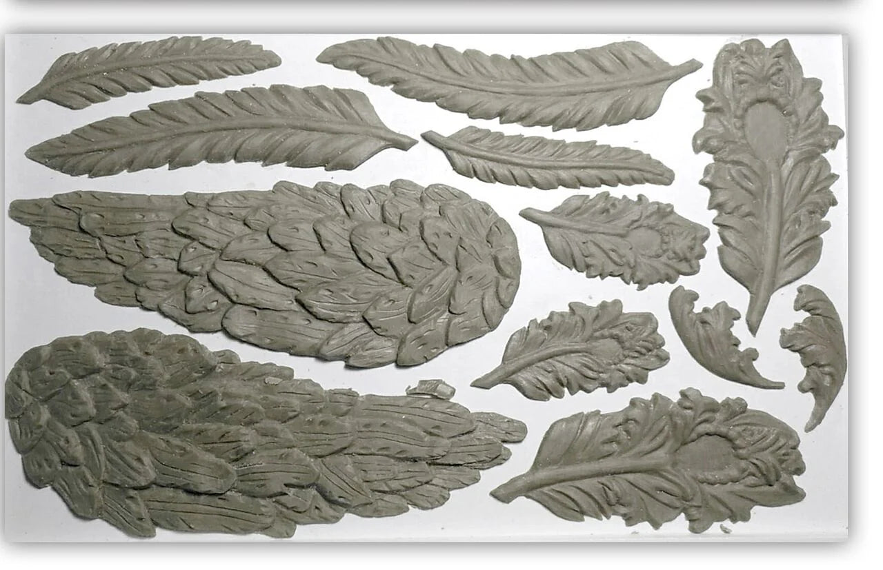 Wings & Feathers - IOD Decor Mould RETIRED
