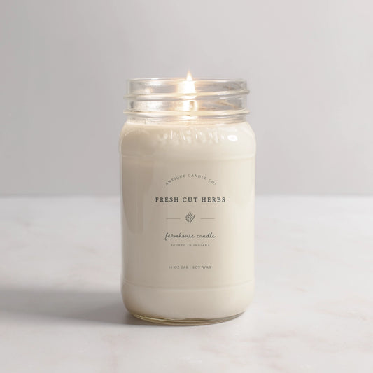 Fresh Cut Herbs - Antique Candle Co. 16oz