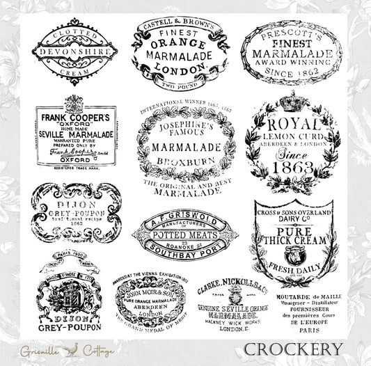 Crockery - IOD Decor Stamp