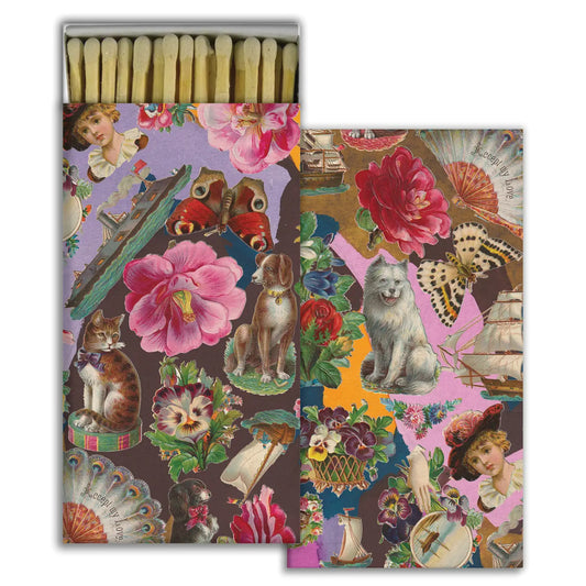Matches Box Victorian Collage