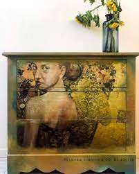 Beautiful Woman in Gold 23x33 ~ MINT by Michelle