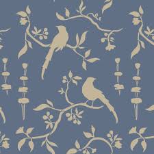 Chinoiserie Birds 15.7in x 10in- Vinyl Stencil by Annie Sloan