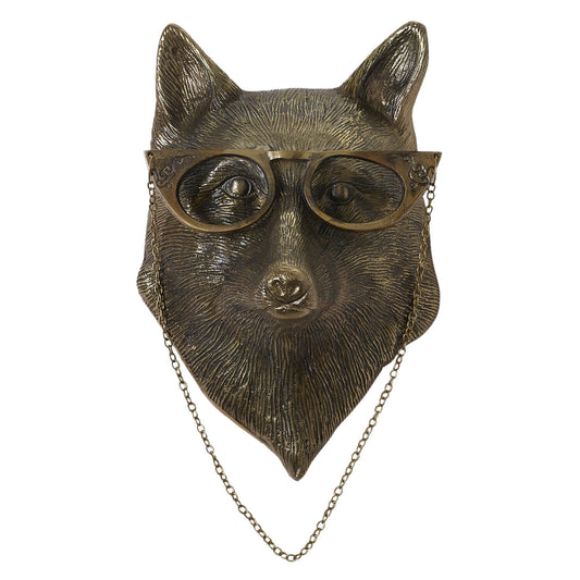 Eloise the Fox - Authentic E&E Eloise Collection Bronzed Aluminum Wall Mount