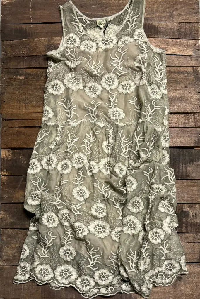 Garden Bliss Dress, Vintage Stone - Jaded Gypsy