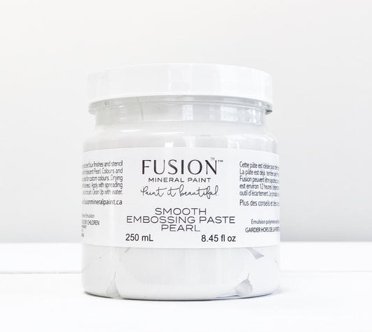 Fusion Mineral Paint - Smooth Embossing Paste, Pearl