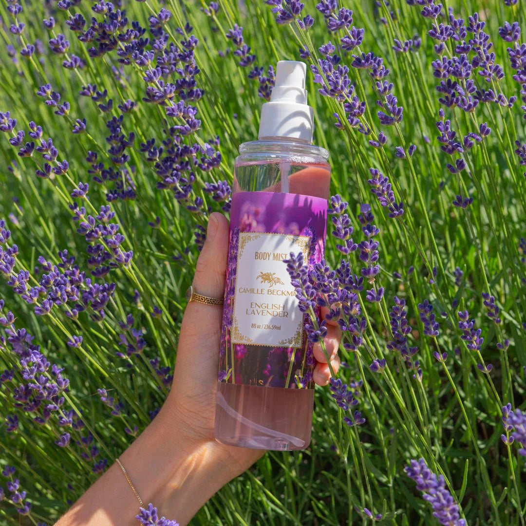 English Lavender Fragrant Body Mist 8oz - Camille Beckman