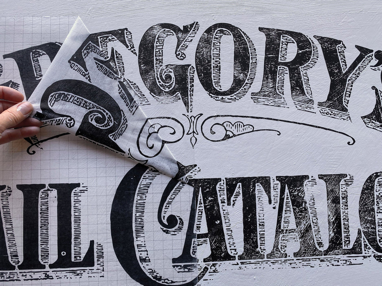 Gregory's Catalogue - 8 Sheet - IOD Paint Inlay™
