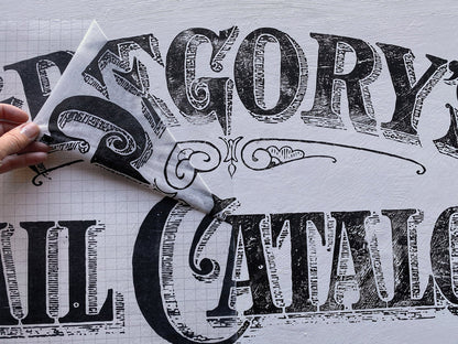 Gregory's Catalogue - 8 Sheet - IOD Paint Inlay™