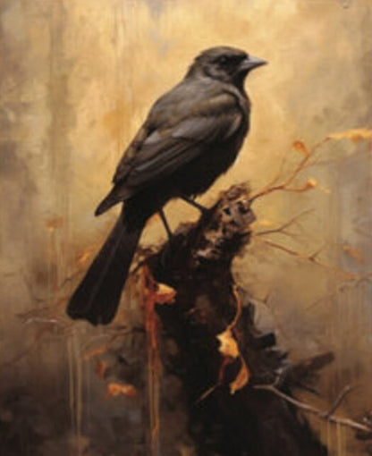 Avian Dreamscape B 19"x15" - Decoupage Tissue Paper