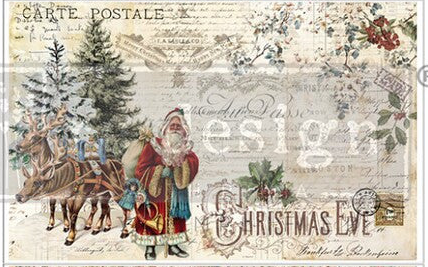 Holly Jolly Hideaway B -  19.5"x30" - Decoupage Paper