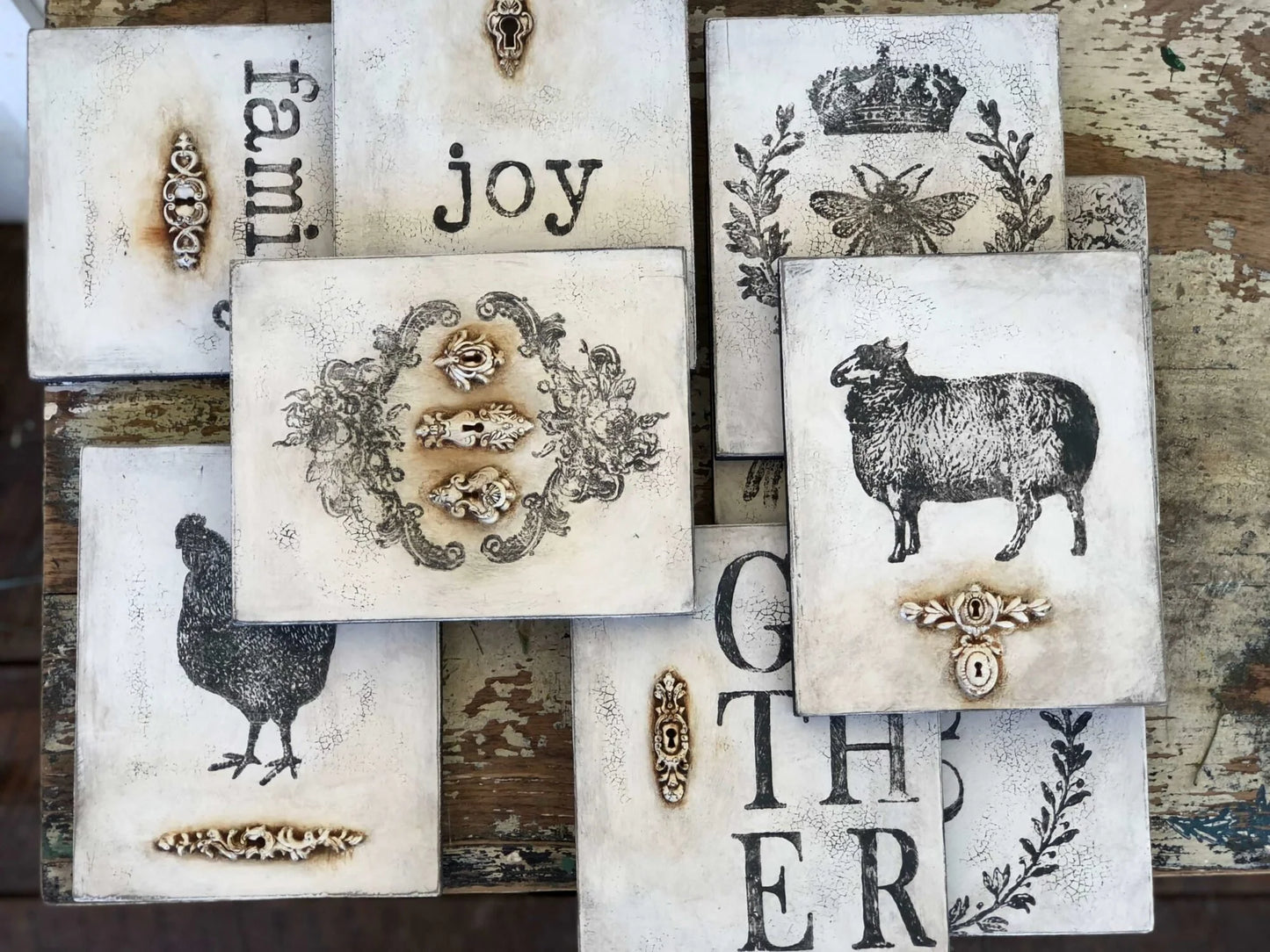 Farm Animals - IOD Decor Stamp