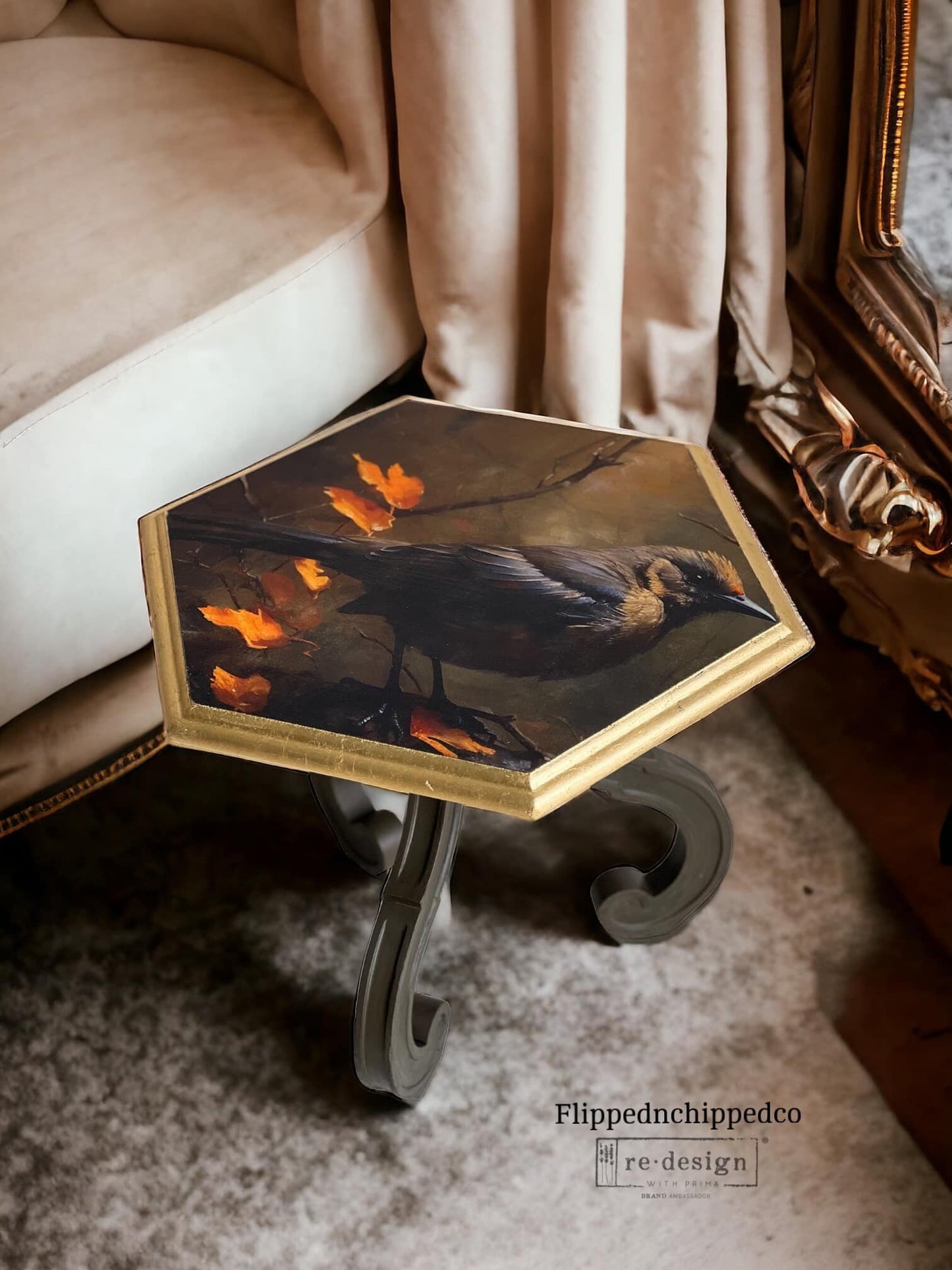 Avian Dreamscape B 19"x15" - Decoupage Tissue Paper