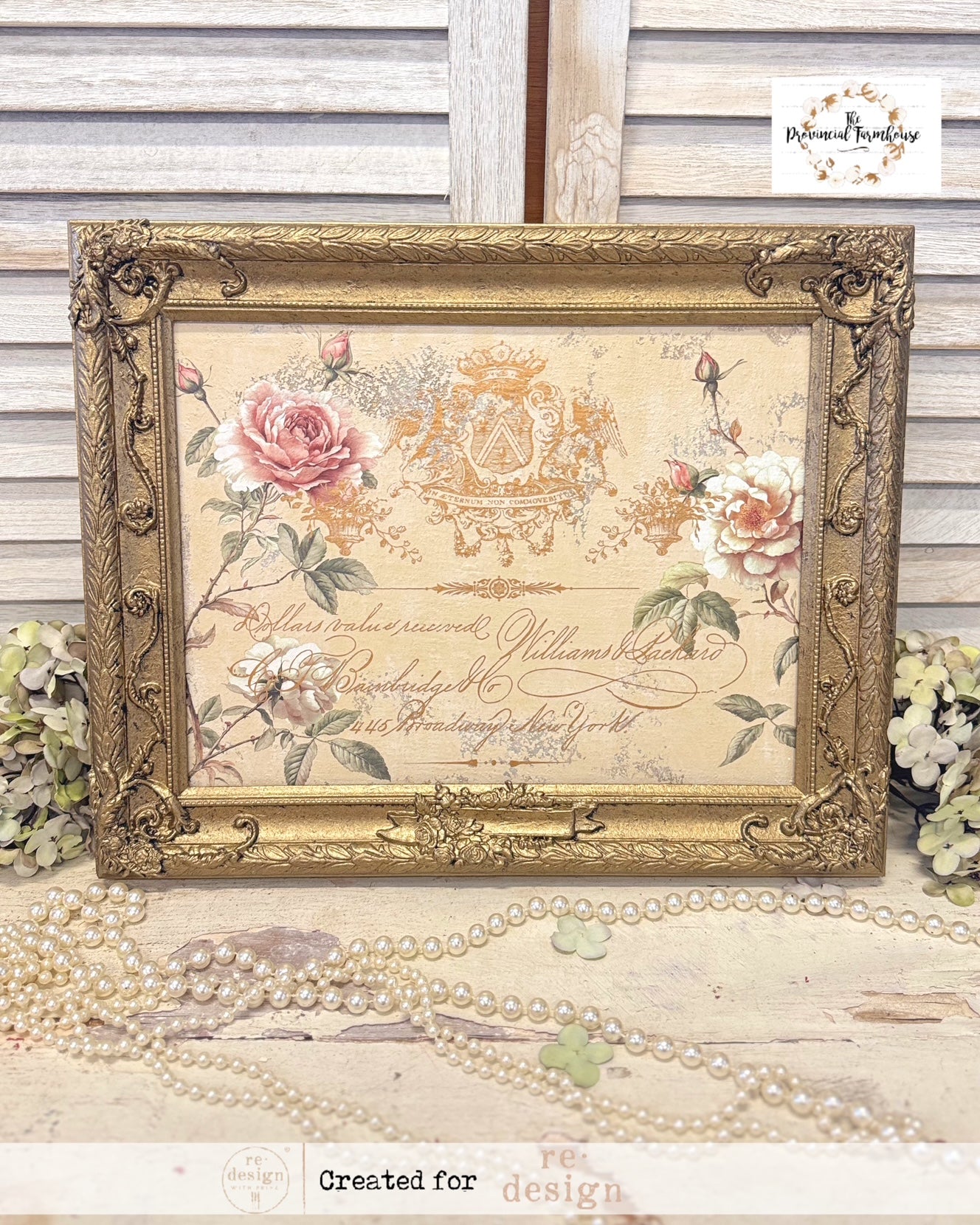 Queen's Glory Gold 12"x 12" (2-Sheets) - Maxi Transfers