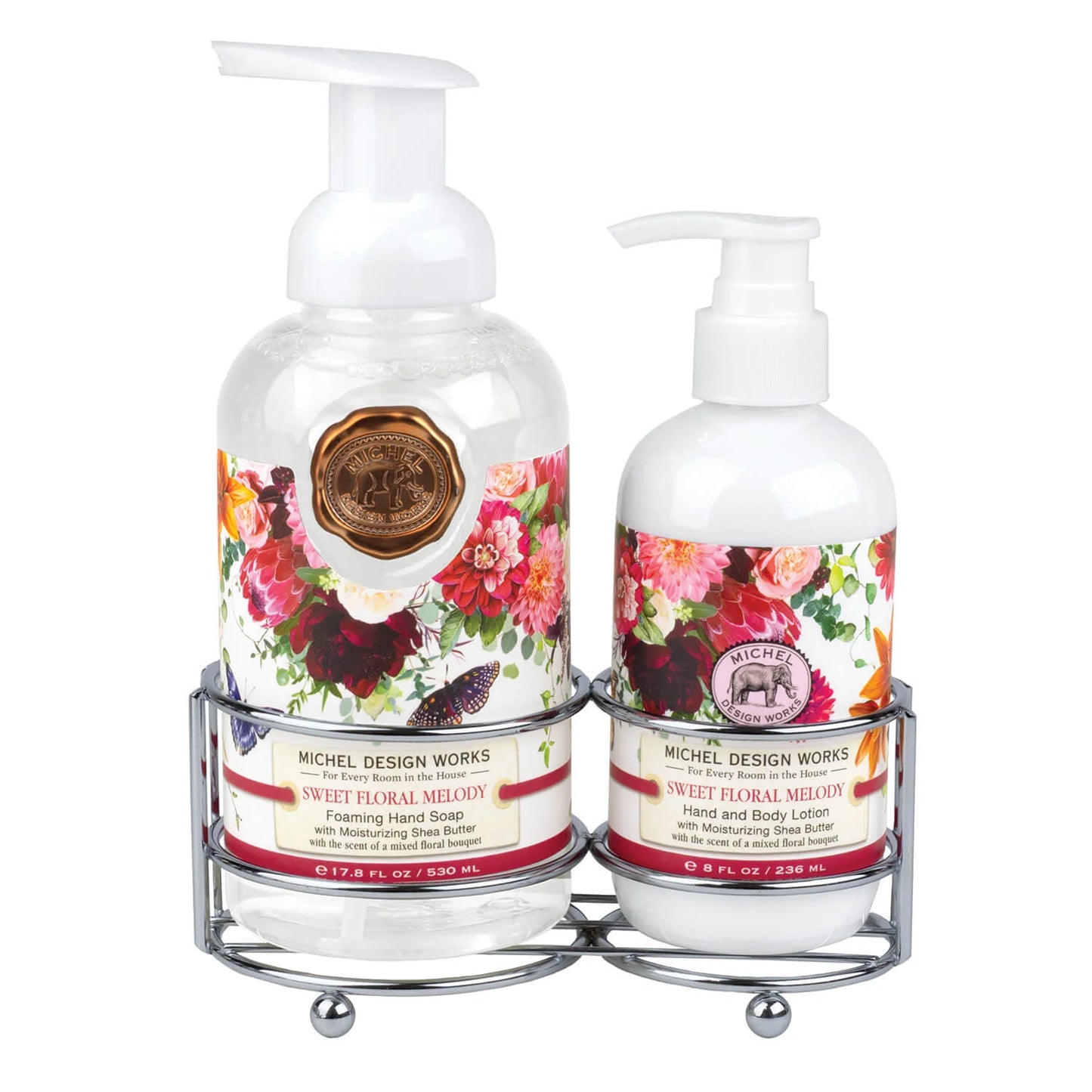 Handcare Caddy,  Sweet Floral Melody - Michel Design Works
