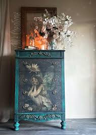 Happy Daisy Fairy - Lg 21" x 29" Decoupage Paper by Whymsikel Designs