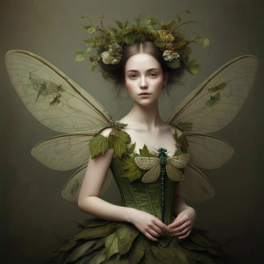 Green Grace 11.7 x 16.5 A3 - MINT by Michelle