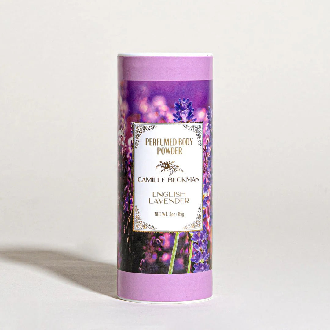 English Lavender Perfumed Body Powder 3oz - Camille Beckman