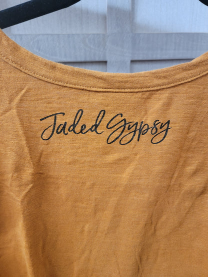Blissful Dreams Top, Dark Mustard - Jaded Gypsy
