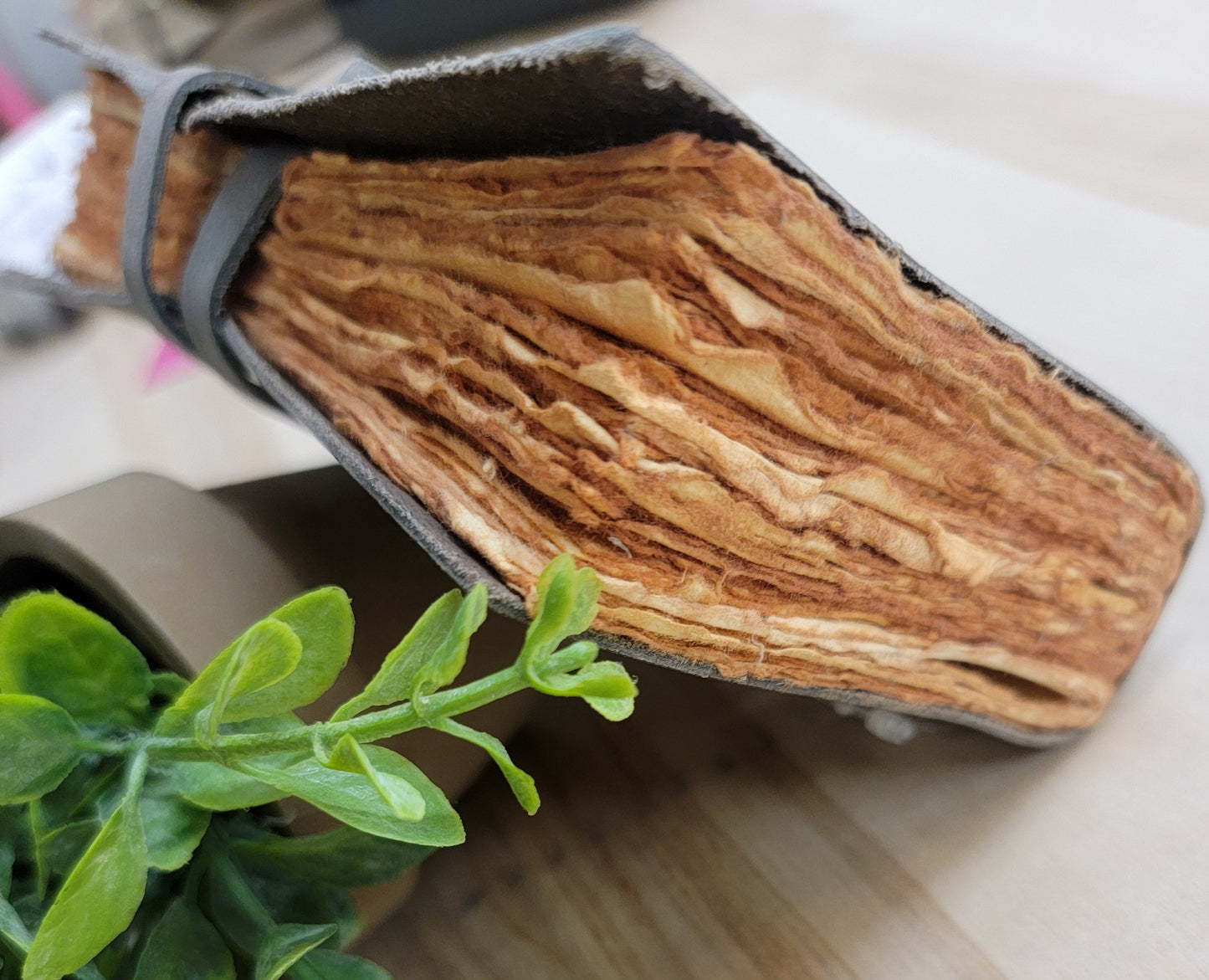 Tree Embossed Leather Journal