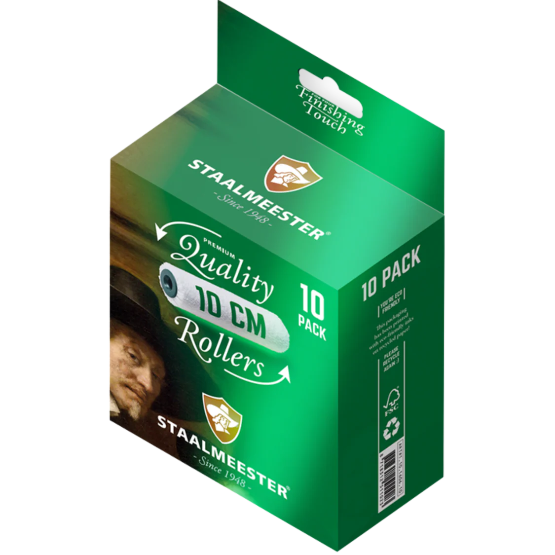 Microfelt High Quality Mini-Rollers 10pk by Staalmeester®