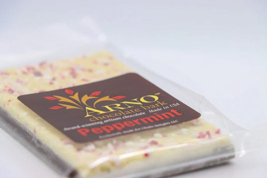 Peppermint Bark 1.8oz Bar - ARNO Chocolates