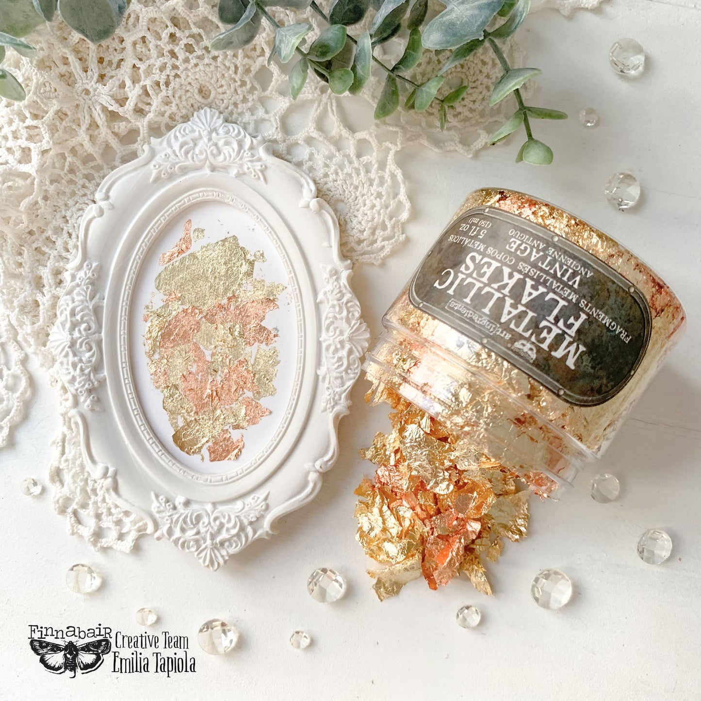 Metallic Flakes - VINTAGE by Art Extravagance